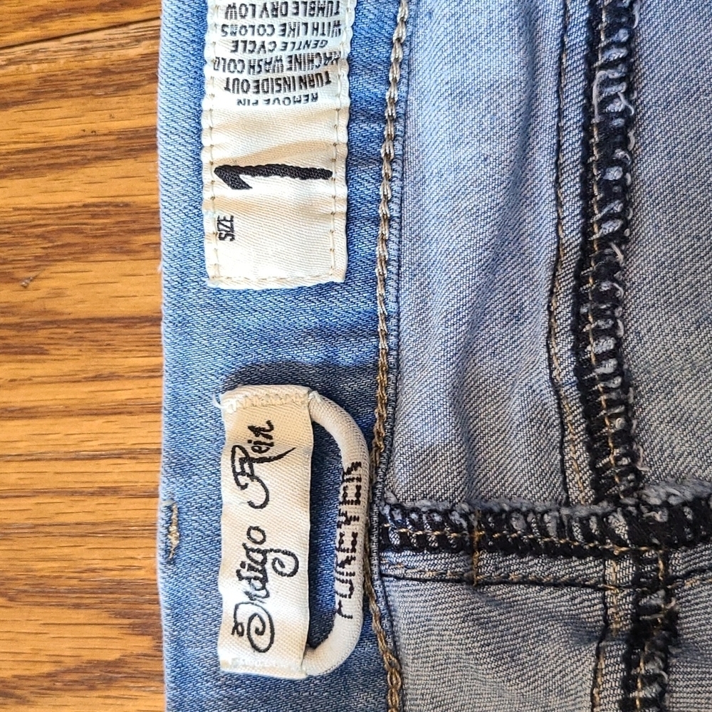 Indigo Rein Forever Jeans - Patches - Size 1 - Picture 4 of 9